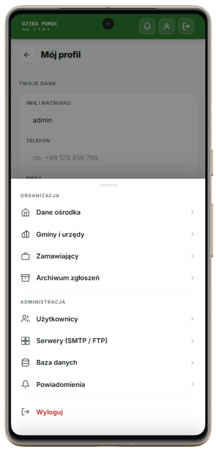 Szczegółowa karta zgłoszenia z danymi dzikiego zwierzęcia – Dzika Pomoc